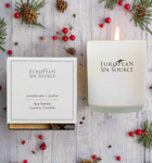 Woodsmoke + Leather Scent, Luxury Candle