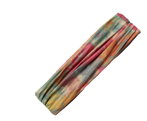 Rue - Wide Style Tie-Dye Sports Wrap (Island Paradise)